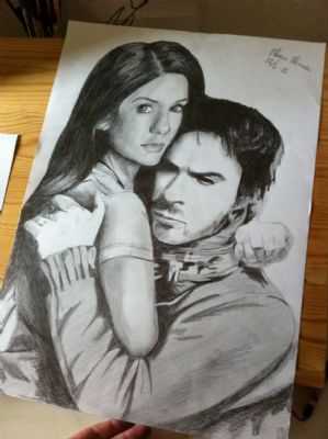 Elena og Damon